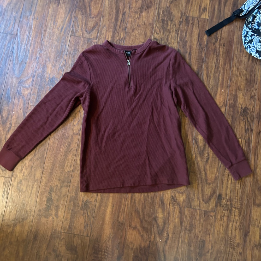 Men’s Hugo boss red half zip